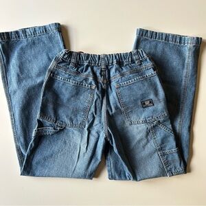 Gap Girls Size 16 Carpenter Jeans Y2K Adjustable Waist